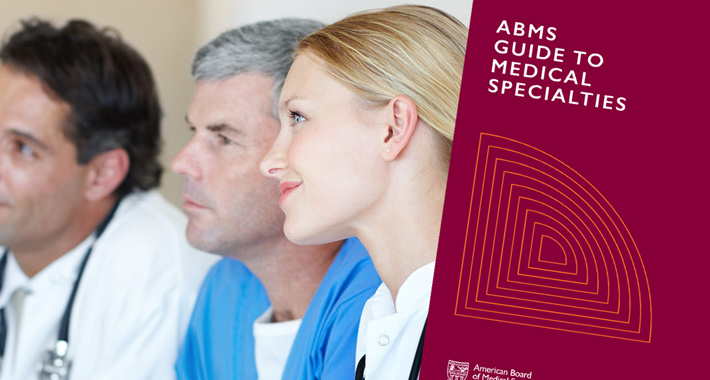 abms guide to medical specialties cover banner 710x380