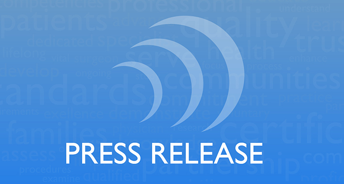 Blue background with the words PRESS RELEASE overlayed