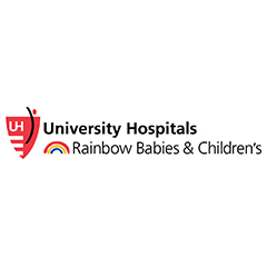 University Hospitals Rainbow Babies  Childrens Hospital logo