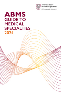 ABMS Guide to Medical Specialties 2024 (cover thumbnail)