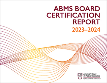 ABMS Board Certification Report 2023-2024 PDF